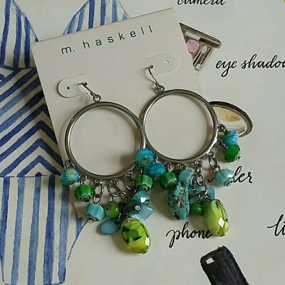 m. haskell Earrings New with tag